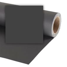 Colorama 1.35x11m Paper Backdrop (Black)