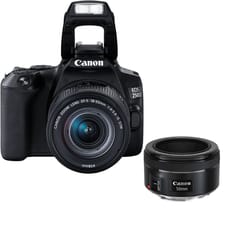 Canon EOS 250D DSLR Camera + 18-55mm + 50mm Essential Portrait Kit Canon EOS 250D DSLR Camera + 18-55mm + 50mm Essential Portrait Kit