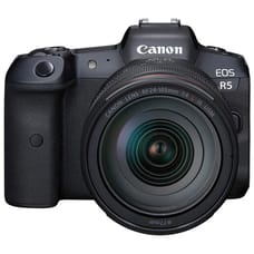 Canon EOS R5 Full-Frame Mirrorless Camera + RF 24-105mm f/4L IS USM Lens Canon EOS R5 Full-Frame Mirrorless Camera + RF 24-105mm f/4L IS USM Lens