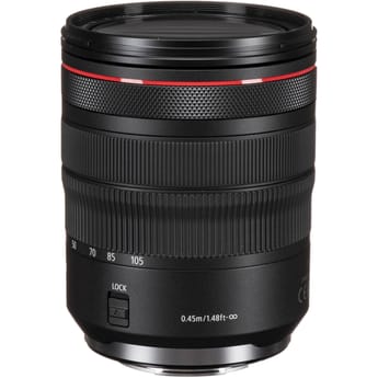 Canon EOS R5 Full-Frame Mirrorless Camera + RF 24-105mm f/4L IS USM Lens