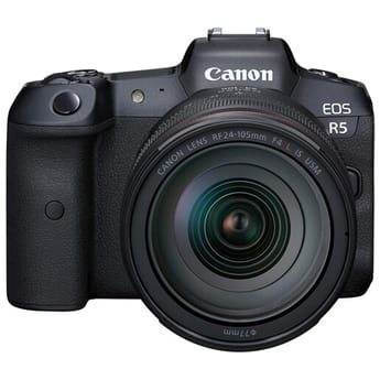 Canon EOS R5 Full-Frame Mirrorless Camera + RF 24-105mm f/4L IS USM Lens