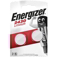 Energizer CR2430 Lithium Coin Battery (3V, 290 mAh) (2 pack)