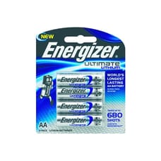 Energizer Lithium AA Batteries (4-Pack)