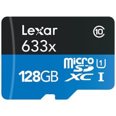 Lexar 633X 128GB MicroSDXC Memory Card (100MB/s)