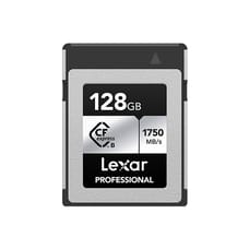 Lexar 128GB Professional CFexpress Type-B Memory Card (Silver Series) 1750MB/s Lexar 128GB Professional CFexpress Type-B Memory Card (Silver Series) 1750MB/s