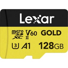 Lexar 128GB Professional Gold microSDXC UHS-II Memory Card Lexar 128GB Professional Gold microSDXC UHS-II Memory Card