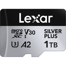 Lexar 1TB Professional Silver Plus microSDXC UHS-I Memory Card Lexar 1TB Professional Silver Plus microSDXC UHS-I Memory Card