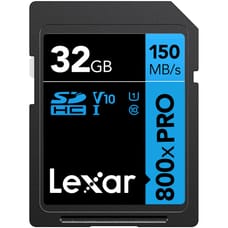 Lexar 32GB 800x PRO UHS-I SDXC Memory Card (150 MB/s)