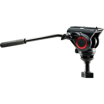 Manfrotto MVH500A Head + MVT502AM Legs + Padded Bag Video Tripod Kit