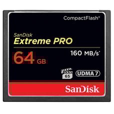 SanDisk 1067x 64GB Extreme Pro CF Memory Card (160MB/s) SanDisk 1067x 64GB Extreme Pro CF Memory Card (160MB/s)