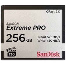 SanDisk Extreme PRO 256GB CFast 2.0 Memory Card (525MB/s)