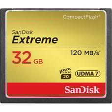 SanDisk 800x 32GB Extreme CF Memory Card (120MB/s)