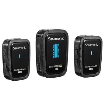 Saramonic Blink500 ProX Q2 Dual-Channel Wireless Microphone System - 2.4GHz