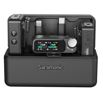 Saramonic Ultra 2-Channel Wireless Microphone with Timecode
