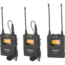 Saramonic UwMic9 2-Person Camera-Mount Wireless Omni Lavalier Microphone System - 514 to 596 MHz Saramonic UwMic9 2-Person Camera-Mount Wireless Omni Lavalier Microphone System - 514 to 596 MHz