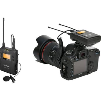 Saramonic UwMic9 Camera-Mount Wireless Omni Lavalier Microphone System - 514 to 596 MHz