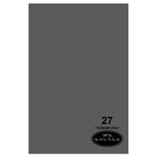 Savage 2.72x11m Seamless Paper Backdrop (Thunder Grey)