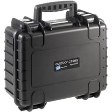 B&W Case Type 3000 with Padded Dividers (Black)