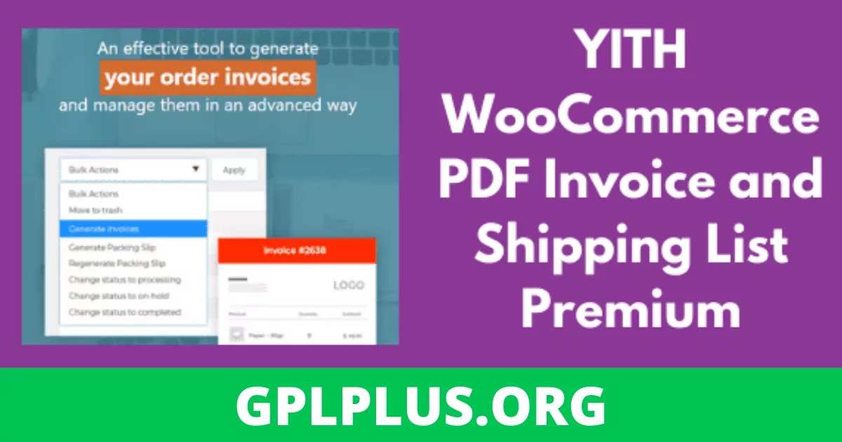 YITH WooCommerce PDF Invoice and Shipping List v3.5.0 Premium