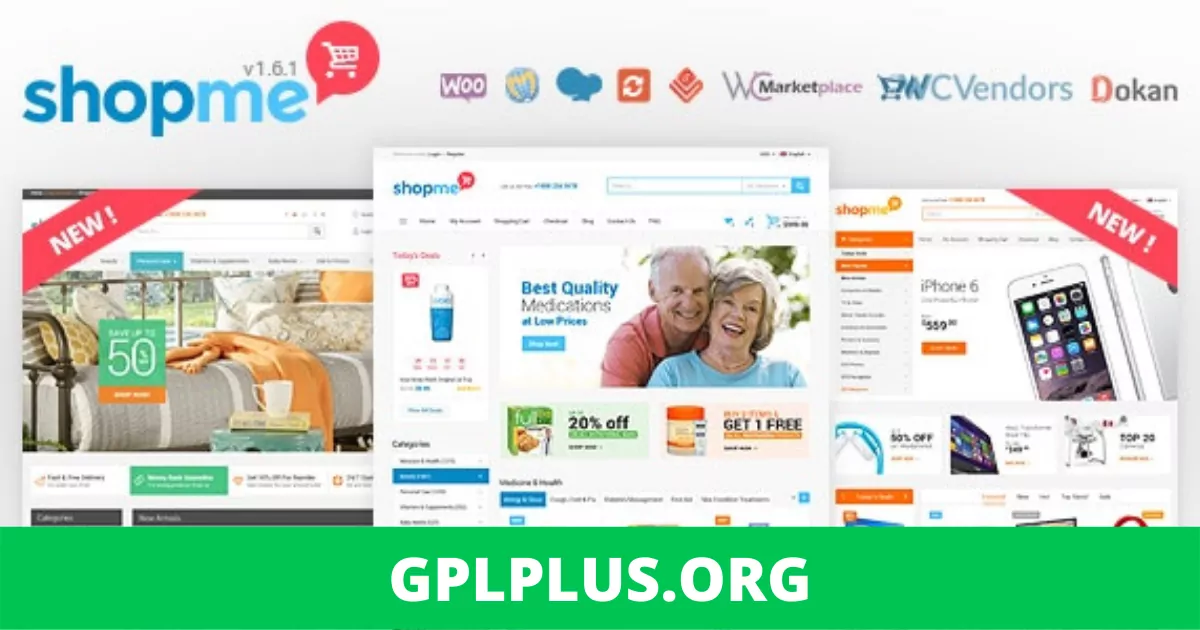 ShopMe Theme GPL v1.6.0 – Multi Vendor Woocommerce WordPress Websites
