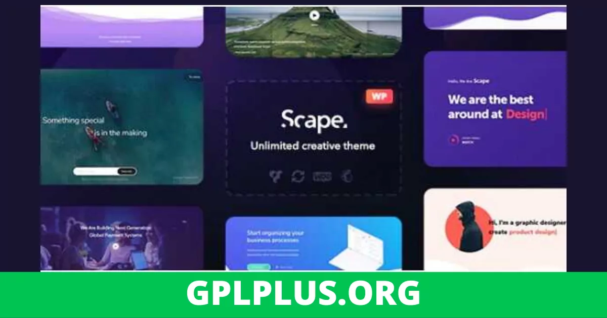 Scape Theme GPL v1.5.3 – Multipurpose WordPress Websites