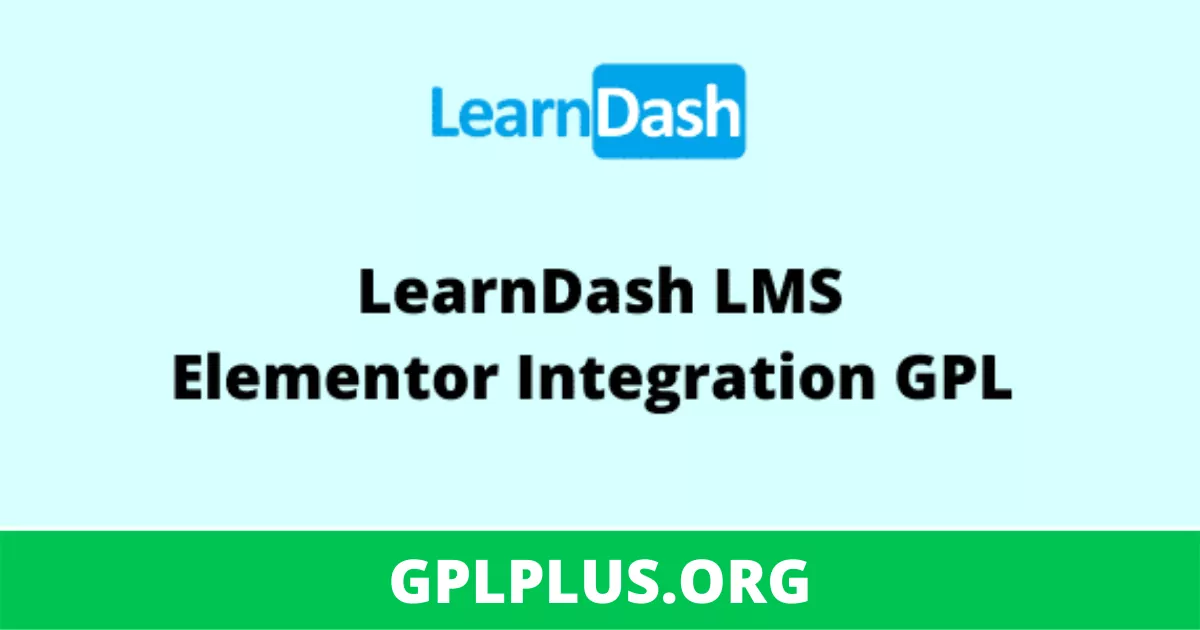 LearnDash Elementor Integration GPL v1.0.3