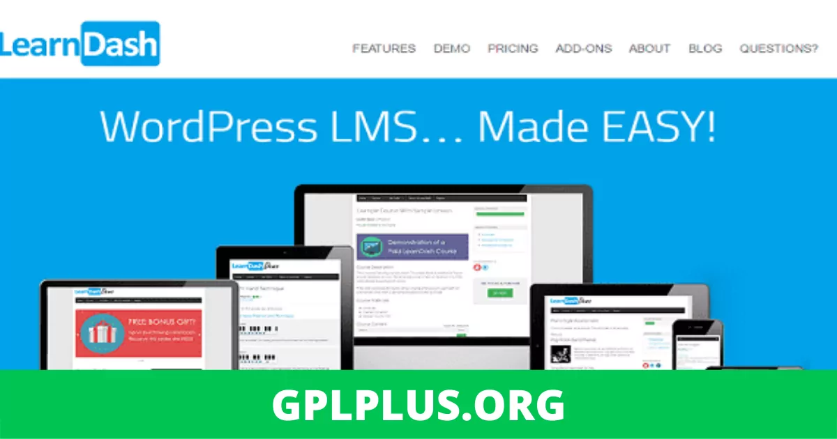 LearnDash LMS GPL v3.6.0.3 – Build Courses | Core Plugin