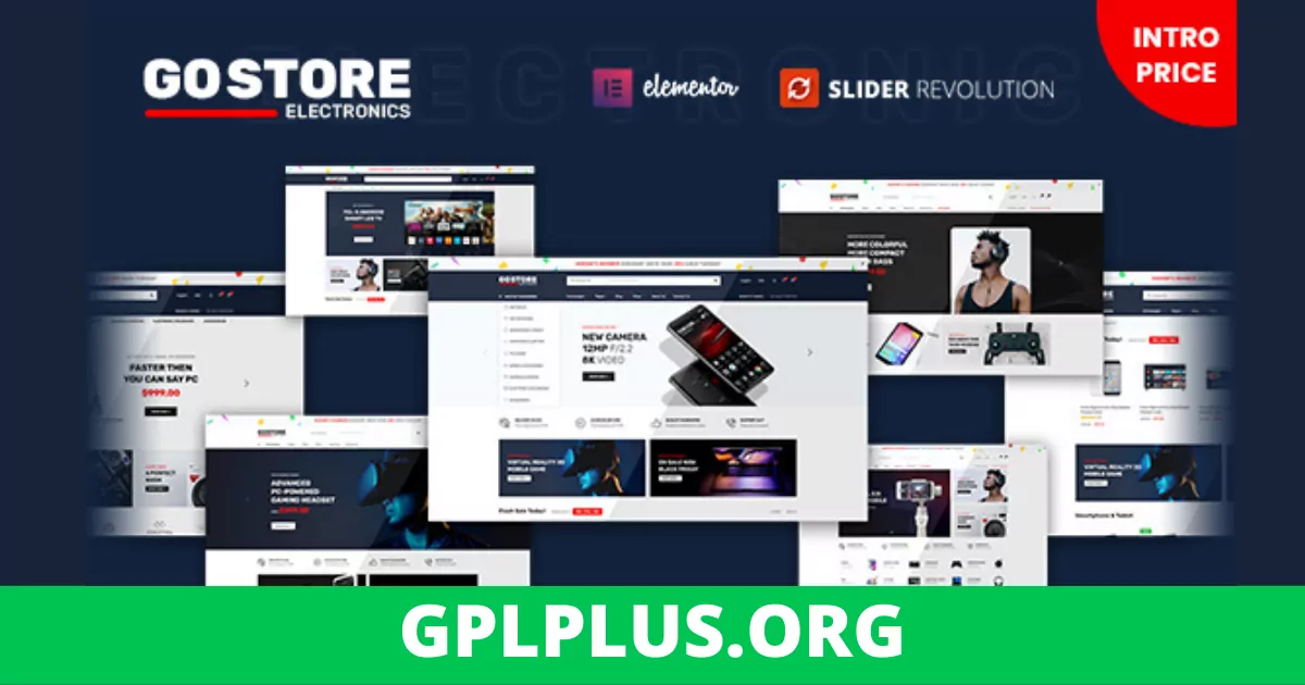 GoStore Theme GPL v1.0.9 – Elementor WooCommerce WordPress Websites