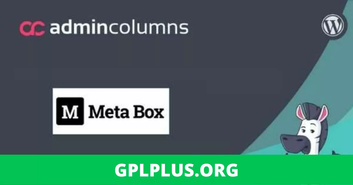 Admin Columns Pro Meta Box v1.2 Addons GPL