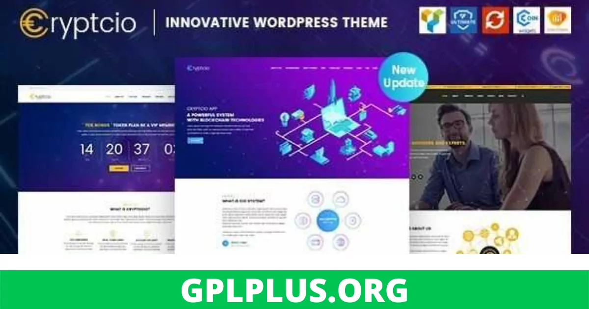 Cryptcio Theme GPL v1.6.5 – Innovative WordPress Theme