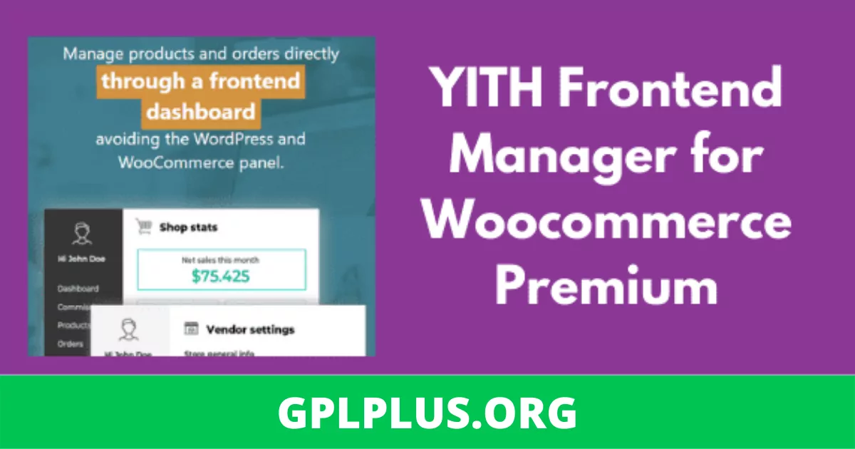 YITH Frontend Manager for Woocommerce Premium v1.10.0