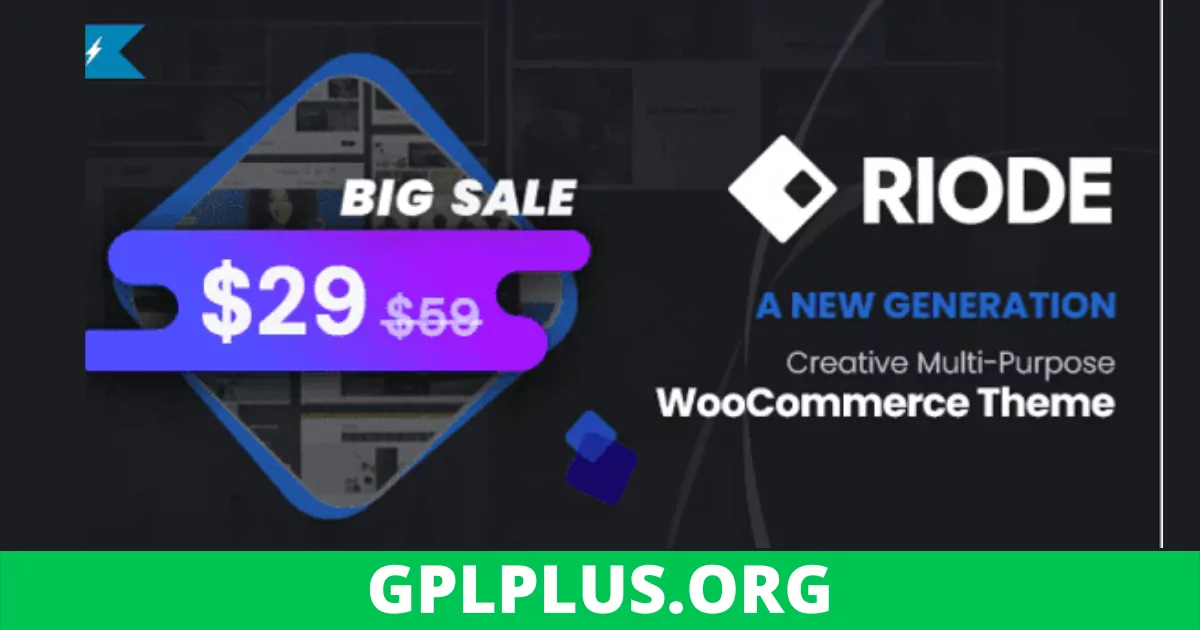 Riode Theme GPL v1.4.4 – Multi-Purpose WooCommerce Websites