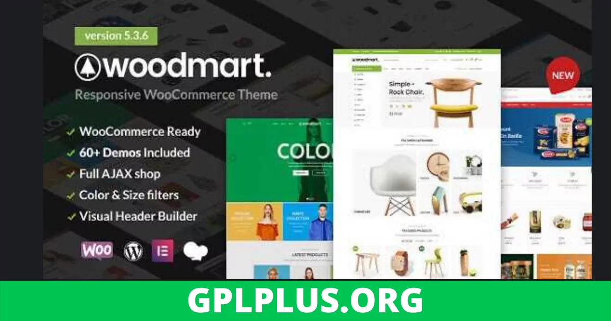 WoodMart Theme GPL v6.3.0 – Multipurpose Responsive WooCommerce WP Website