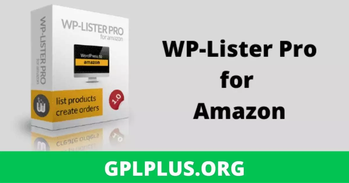 WP-Lister Pro for Amazon GPL