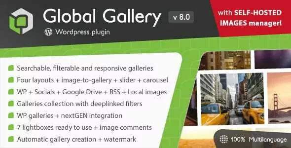 Global Gallery GPL v8.1.11 – WordPress Responsive Gallery