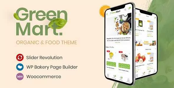 GreenMart Theme GPL v4.0.7- Organic & Food WooCommerce WordPress Website