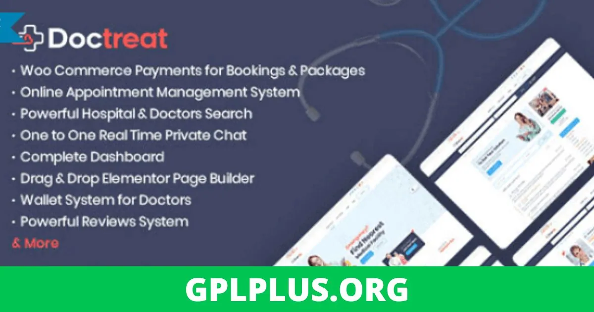 Doctreat Theme GPL v1.5.8 – Doctors Directory WordPress Website