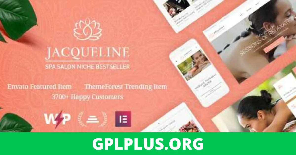 Jacqueline Theme GPL v2.3.1 – Spa & Massage Salon Beauty WordPress Theme + Elementor