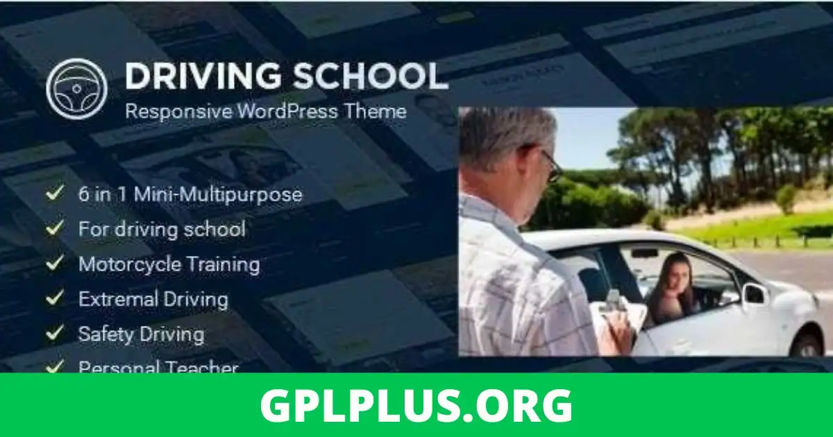 Driving School Theme GPL v1.4.9