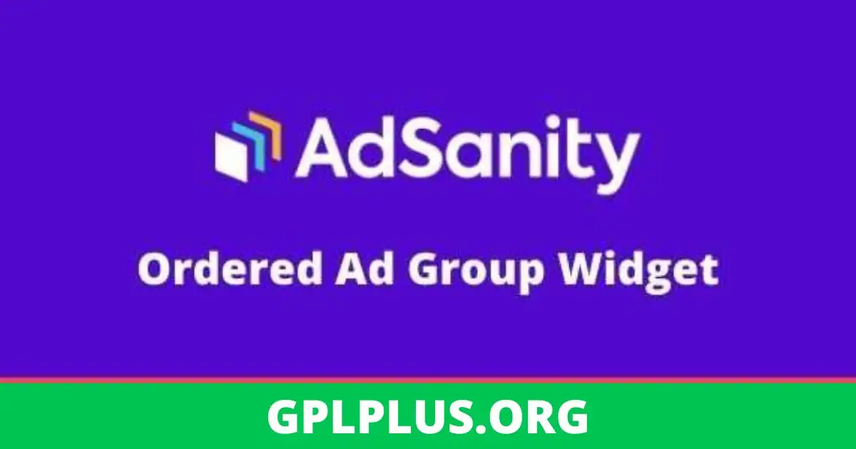 AdSanity Ordered Ad Group Widget Addon GPL v1.5.1