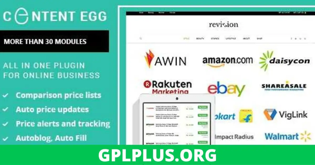 Content Egg Pro GPL v10.8.1 – All in one plugin for Affiliate, Price Comparison, Deal sites