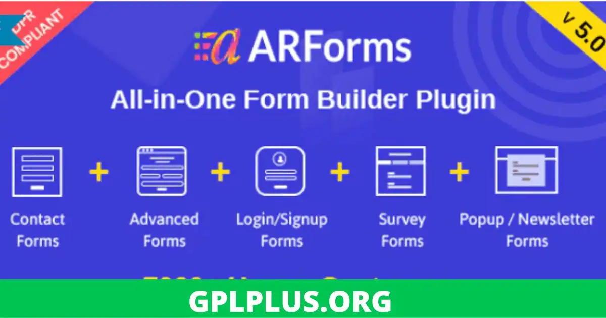 ARForms Plugin GPL v5.8 – WordPress Form Builder