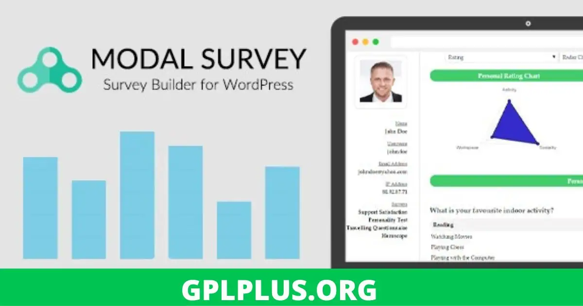 Modal Survey GPL v2.0.1.9.4 – WordPress Poll, Survey & Quiz Plugin