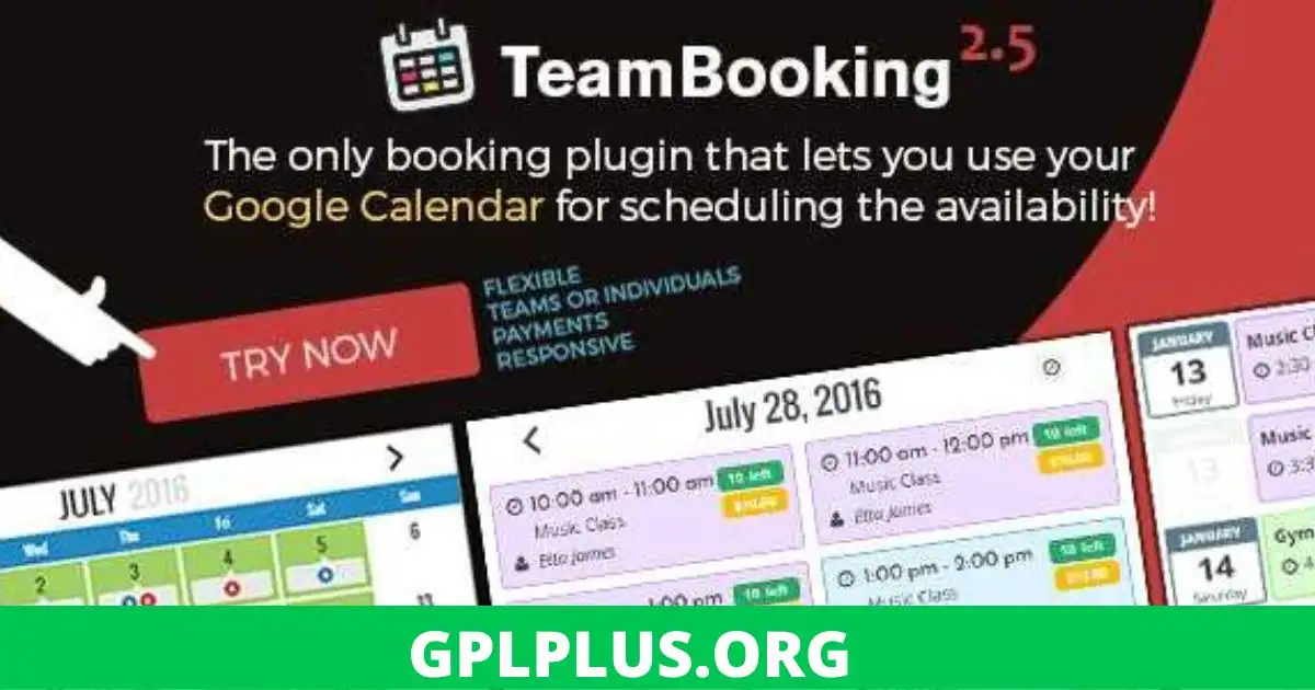 Team Booking GPL