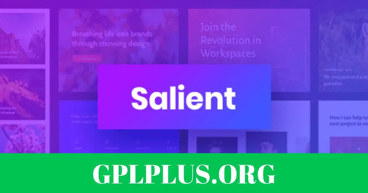 Salient Theme GPL v15.0.4