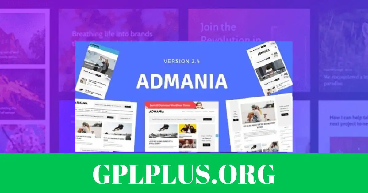 ADmania Theme GPL v2.5.1