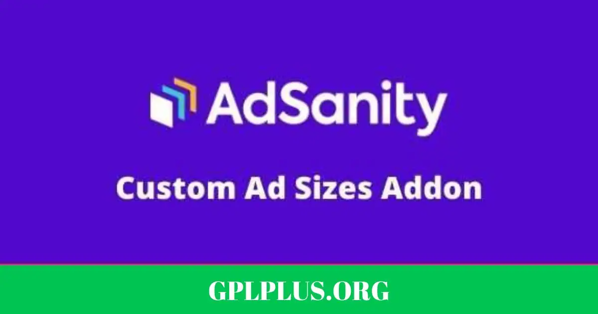 AdSanity Custom Ad Sizes Addon GPL