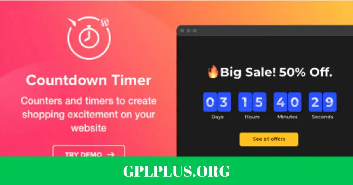 Countdown Timer GPL