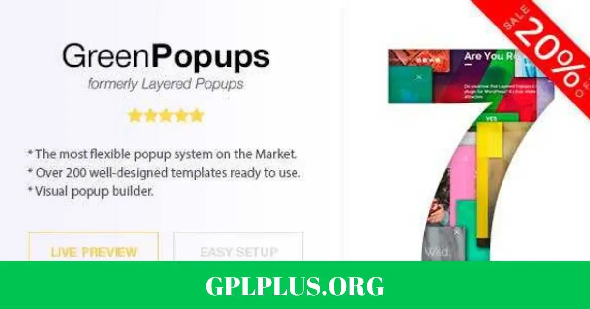 Green Popups (Layered Popups) GPL