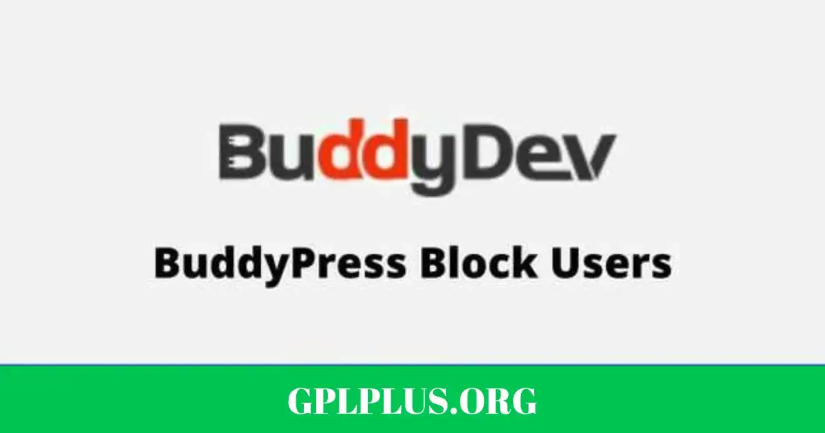 BuddyPress Block Users GPL